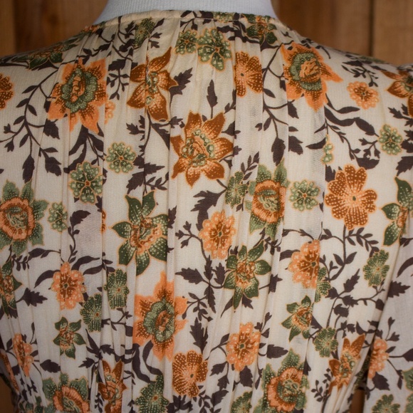 Juillet 100% Cotton Merritt Maxi Dress In Oona Sunflower Print Woman's Size M - Picture 13 of 17